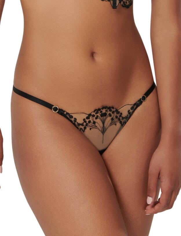 Bluebella Marisa Brief Black/Sheer 