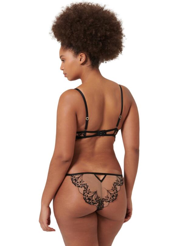 Bluebella Marisa Brief Black/Sheer 