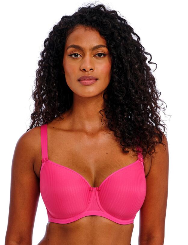 Freya Idol Moulded Balcony T Shirt Bra Hot Pink