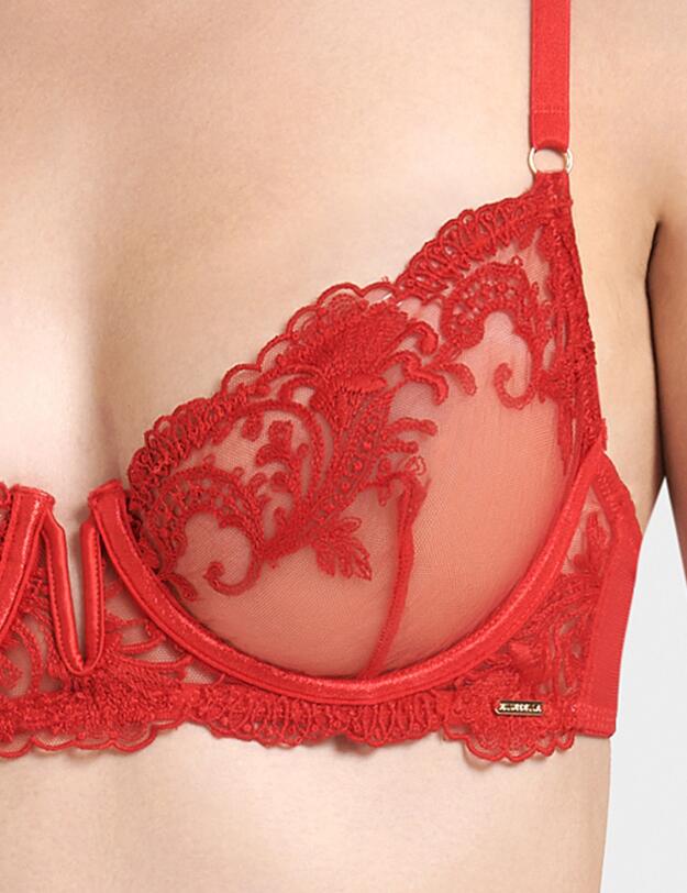 Bluebella Marseille Wired Bra Tomato Red 