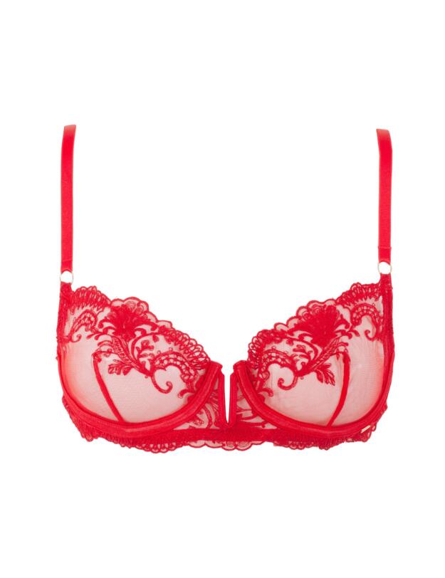 Bluebella Marseille Wired Bra Tomato Red 