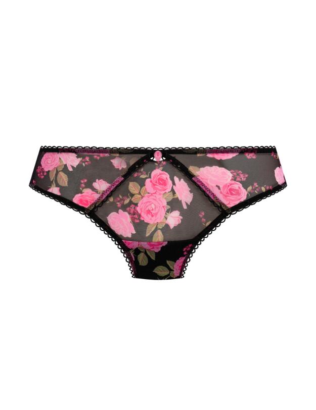 Freya Rose Blossom Brief Black Rose