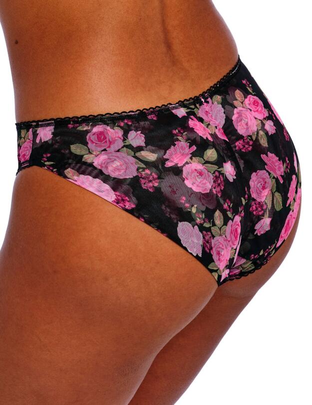 Freya Rose Blossom Brief Black Rose