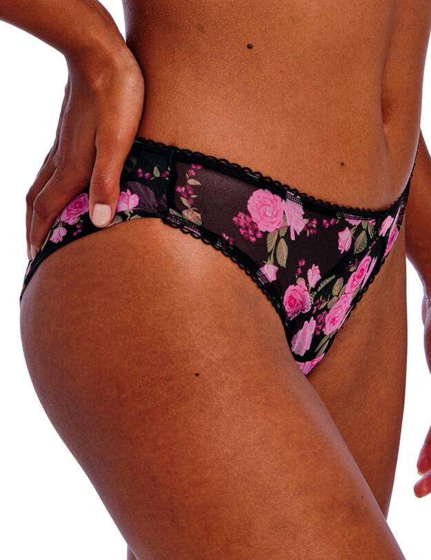 Freya Rose Blossom Brief Black Rose
