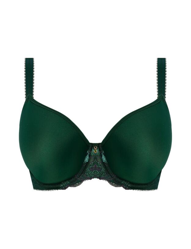 Freya Loveland Moulded Plunge T Shirt Bra Deep Emerald