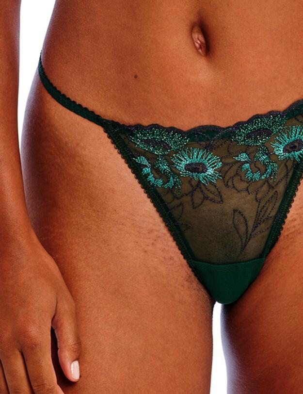 Freya Loveland Thong Deep Emerald
