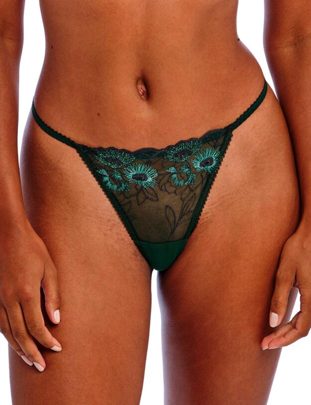 Freya Loveland Thong Deep Emerald