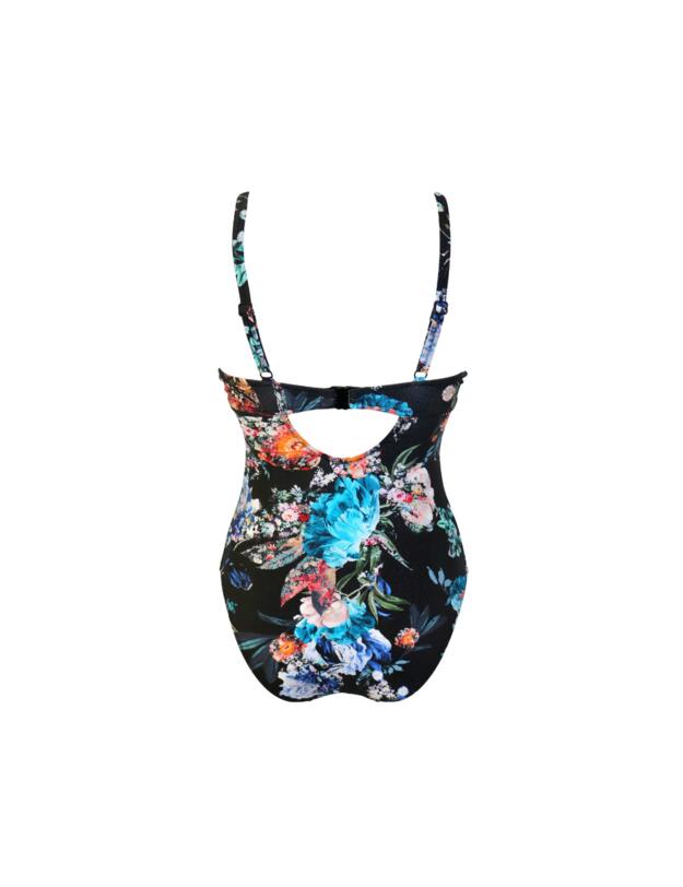 Pour Moi Lisbon Swimsuit Black Floral