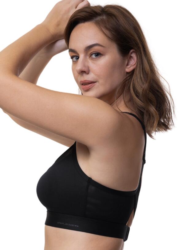 Dorina Motion Lightly Padded Sports Bra Black 