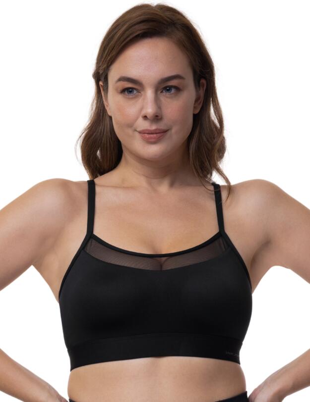 Dorina Motion Lightly Padded Sports Bra Black 