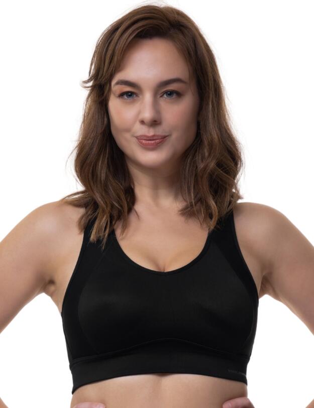 Dorina Race Lightly Padded Sports Bra Black 