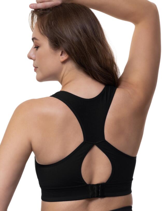 Dorina Race Lightly Padded Sports Bra Black 