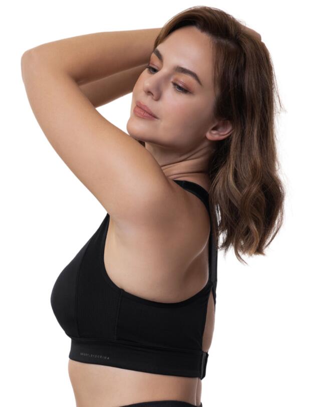 Dorina Race Lightly Padded Sports Bra Black 