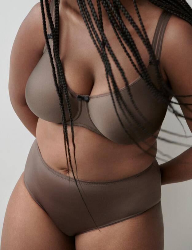 Prima Donna Satin Full Brief Ebony 