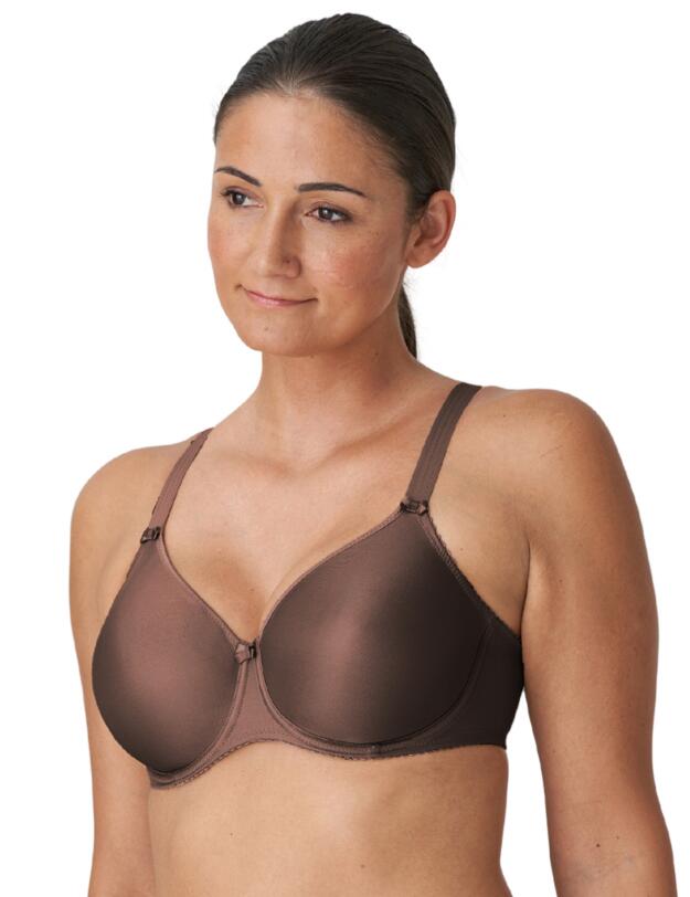 Prima Donna Satin Non Padded Full Cup Bra Ebony 