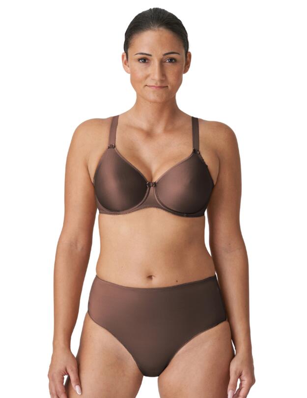 Prima Donna Satin Non Padded Full Cup Bra Ebony 