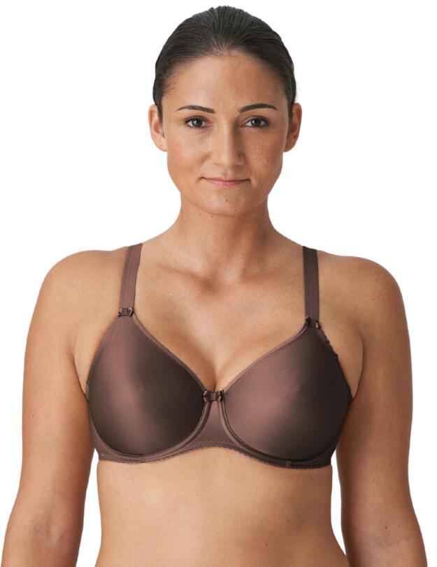 Prima Donna Satin Non Padded Full Cup Bra Ebony 
