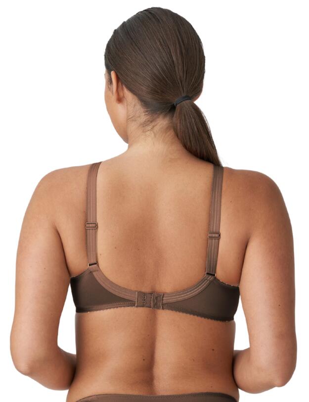 Prima Donna Satin Non Padded Full Cup Bra Ebony 
