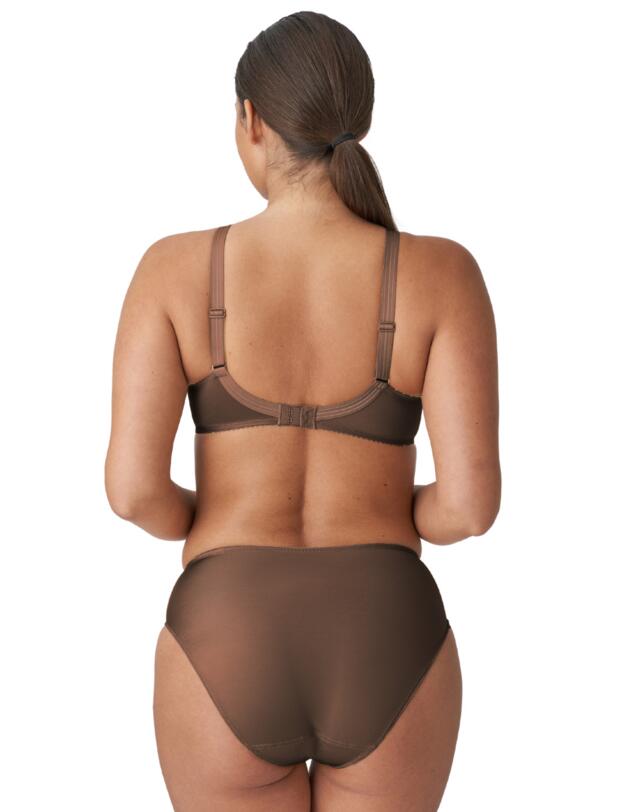 Prima Donna Satin Non Padded Full Cup Bra Ebony 