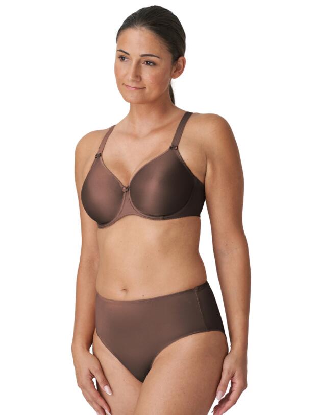Prima Donna Satin Non Padded Full Cup Bra Ebony 