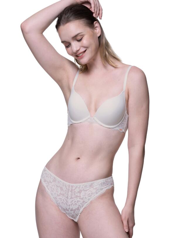 Dorina Rosa Push Up Plunge Bra Ivory 