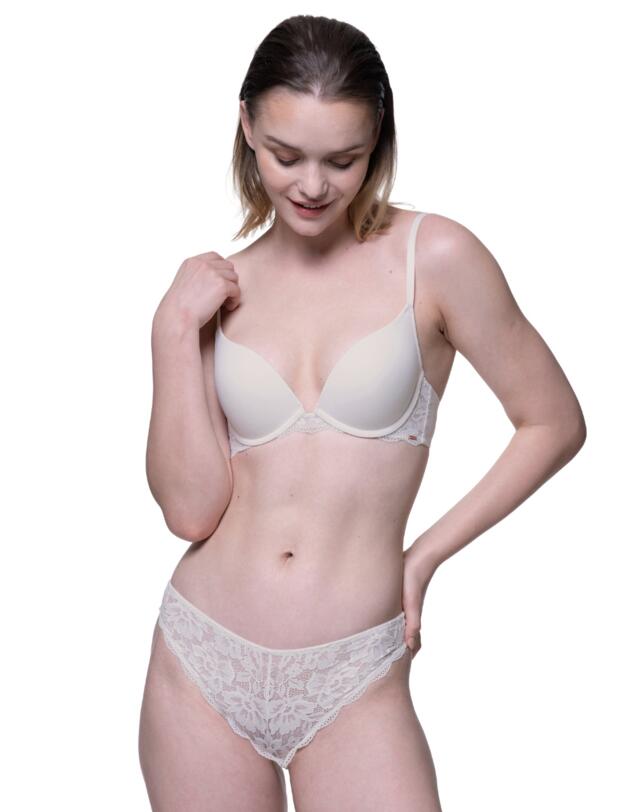 Dorina Rosa Push Up Plunge Bra Ivory 