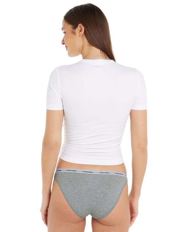 Calvin Klein Modern Logo Bikini Brief 3 Pack Black/ White/ Grey Heather