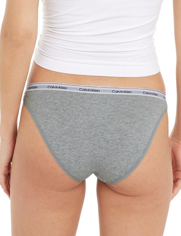 Calvin Klein Modern Logo Bikini Brief 3 Pack Black/ White/ Grey Heather
