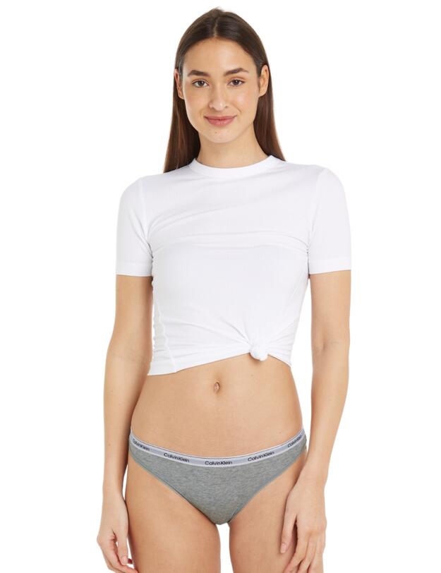Calvin Klein Modern Logo Bikini Brief 3 Pack Black/ White/ Grey Heather