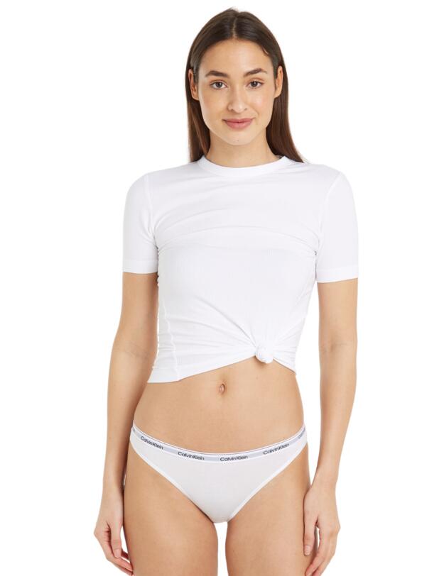 Calvin Klein Modern Logo Bikini Brief 3 Pack Black/ White/ Grey Heather