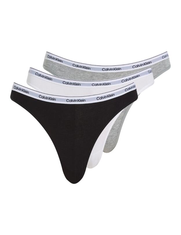 Calvin Klein Modern Logo Bikini Brief 3 Pack Black/ White/ Grey Heather