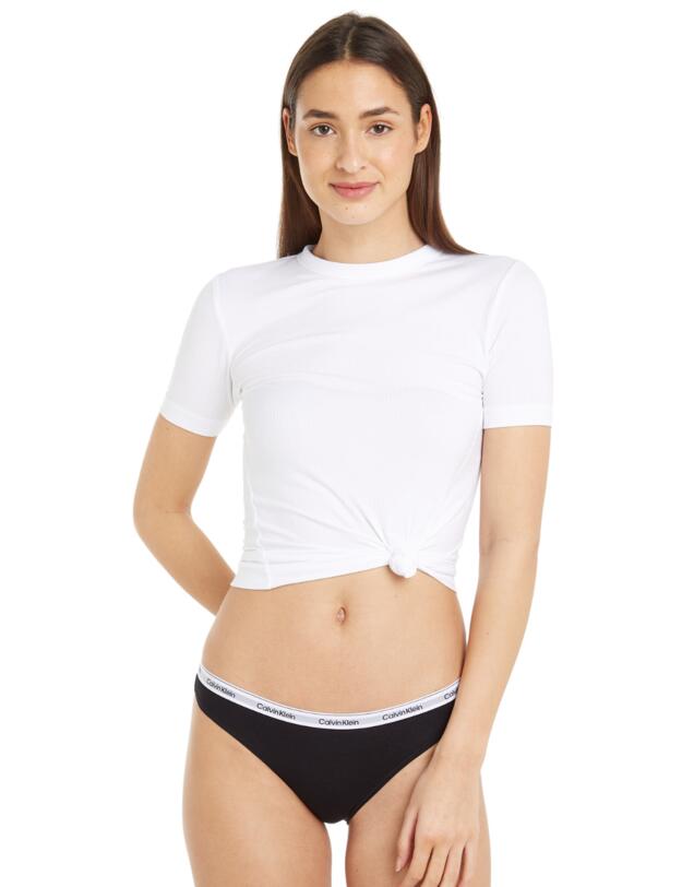Calvin Klein Modern Logo Bikini Brief 3 Pack Black/ White/ Grey Heather
