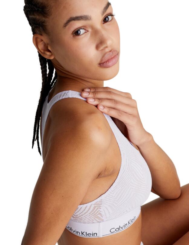 Calvin Klein Unlined Bralette Lavender Blue