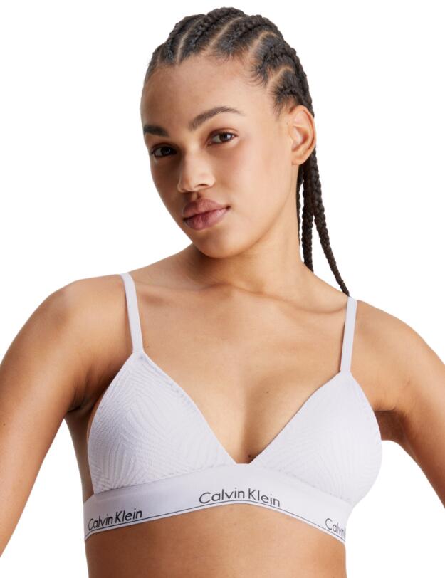 Calvin Klein Lightly Lined Triangle Bra Lavender Blue