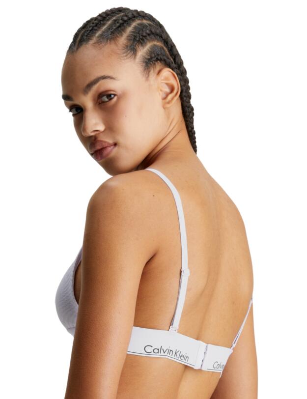 Calvin Klein Lightly Lined Triangle Bra Lavender Blue