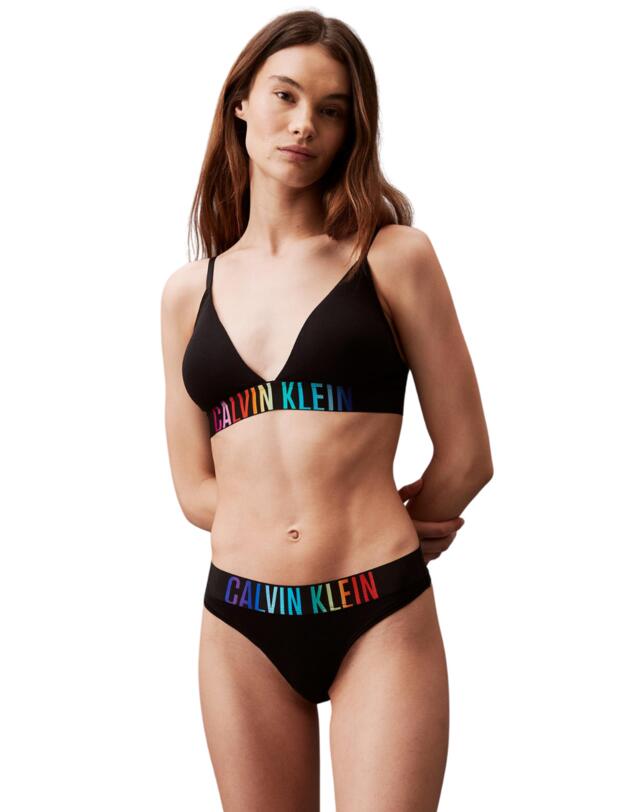 Calvin Klein Intense Power Pride Thong Black/ Ombre Pride