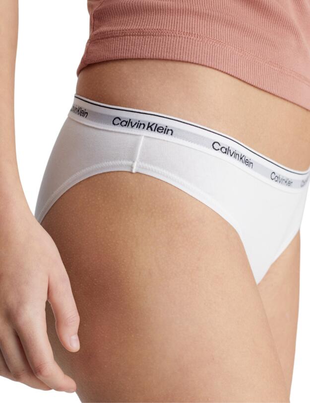 Calvin Klein Modern Logo Bikini Brief 3 Pack White/White/White