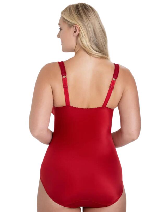 Miss Mary Of Sweden Fantastic Flair Bodysuit English Red