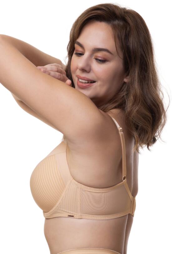 Dorina Carmen/Eco Lightly Padded Demi Bra Beige