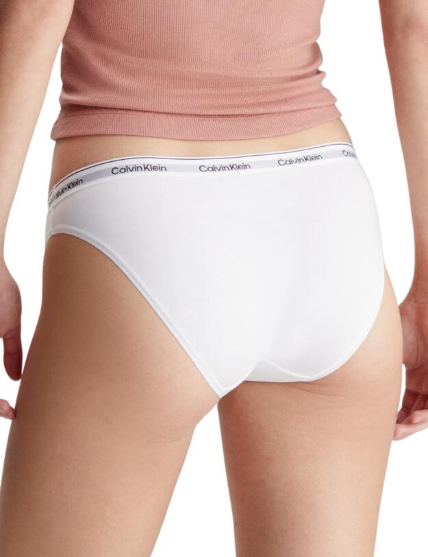 Calvin Klein Modern Logo Bikini Brief 3 Pack White/White/White