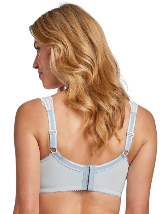 Miss Mary Of Sweden Floral Sun Bra Dusty Blue