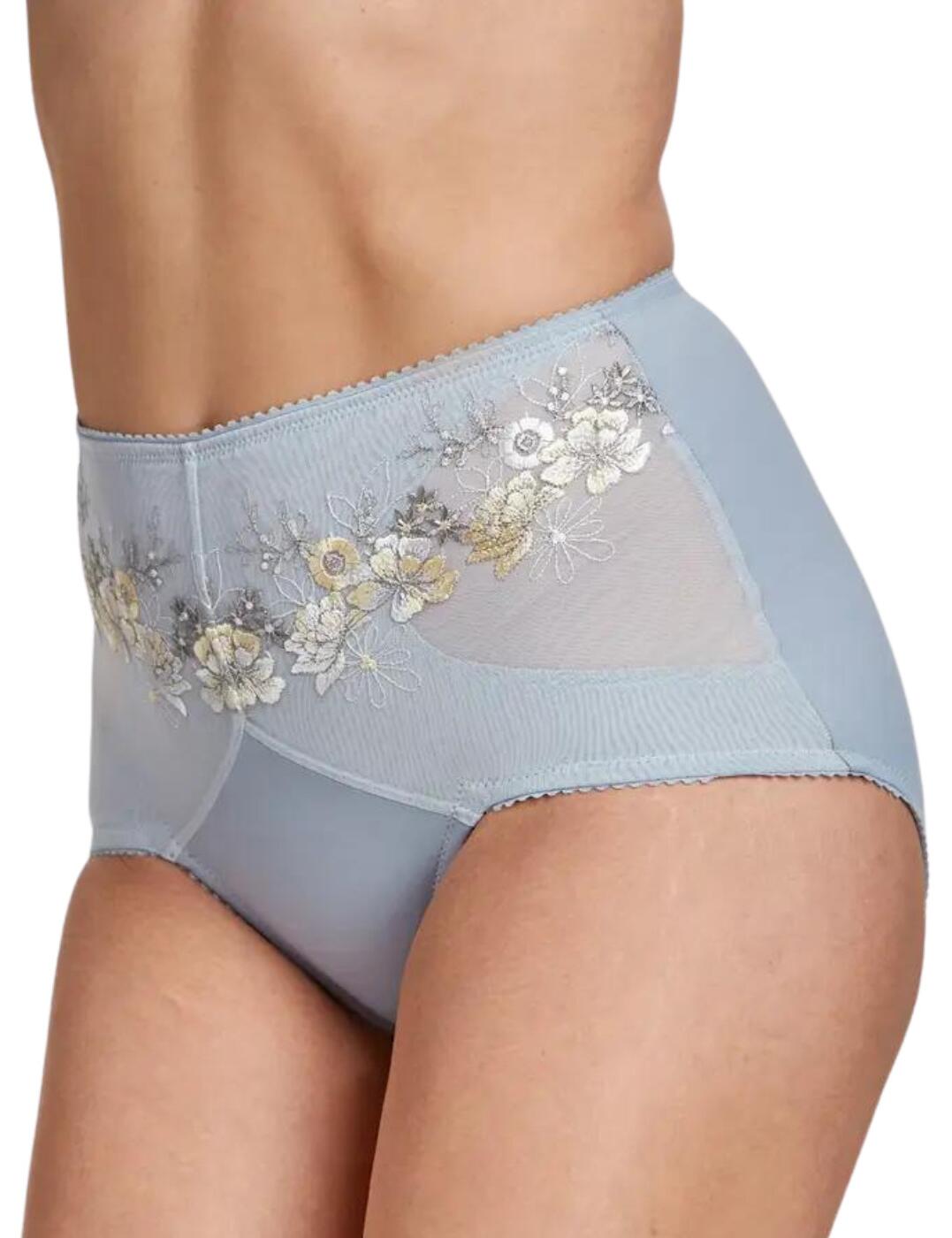 Miss Mary Of Sweden Floral Sun Brief Dusty Blue