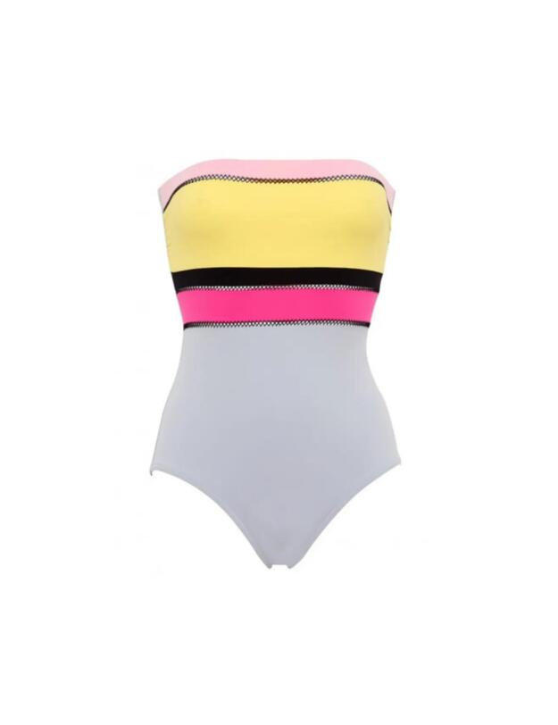 Maison Lejaby Bayadere Bustier Swimsuit Napolitain