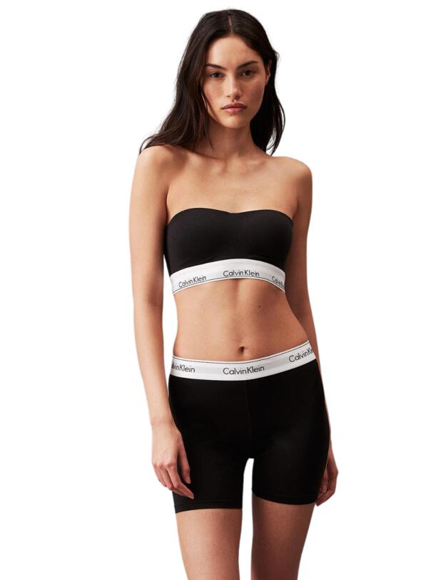 Calvin Klein Modern Cotton Lightly Lined Bandeau Black 