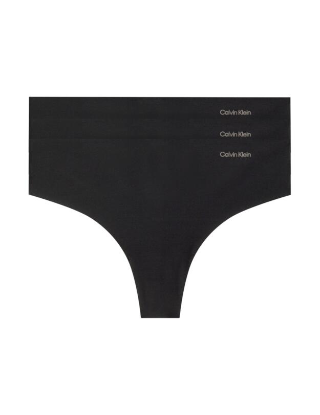 Calvin Klein 3 Pack Thongs Black/ Black/ Black
