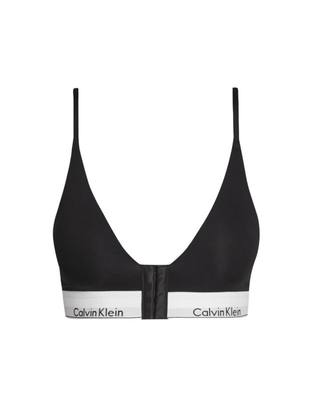 Calvin Klein Modern Cotton Triangle Post Surgery Bra Black 