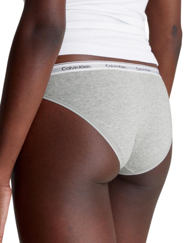 Calvin Klein Modern Logo Bikini Brief 3 Pack Azalea/ White/ Grey Heather 