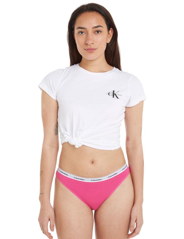 Calvin Klein Modern Logo Bikini Briefs 5 Pack Pool Green/ Fuchsia Fedora/ Dahlia/ Blue Atoll/ Vibran