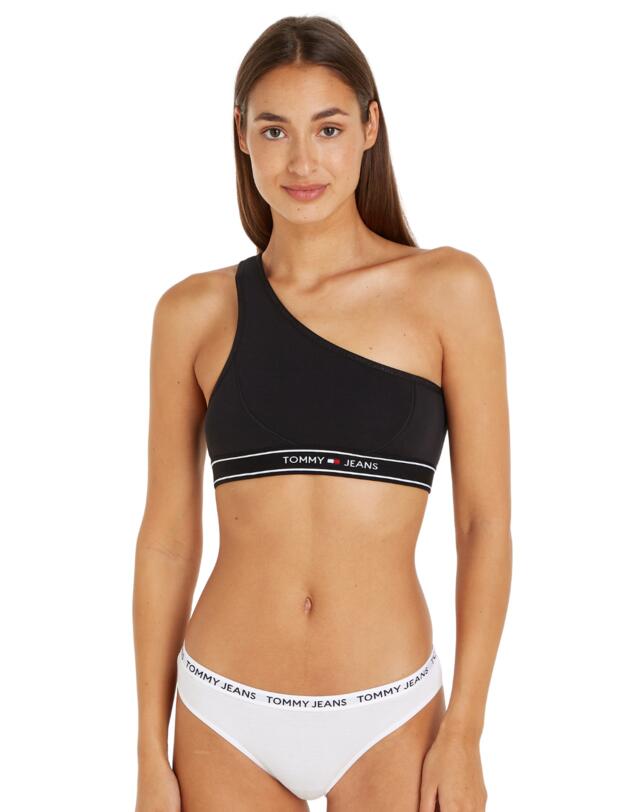 Tommy Hilfiger Asymetric Bralette Black 