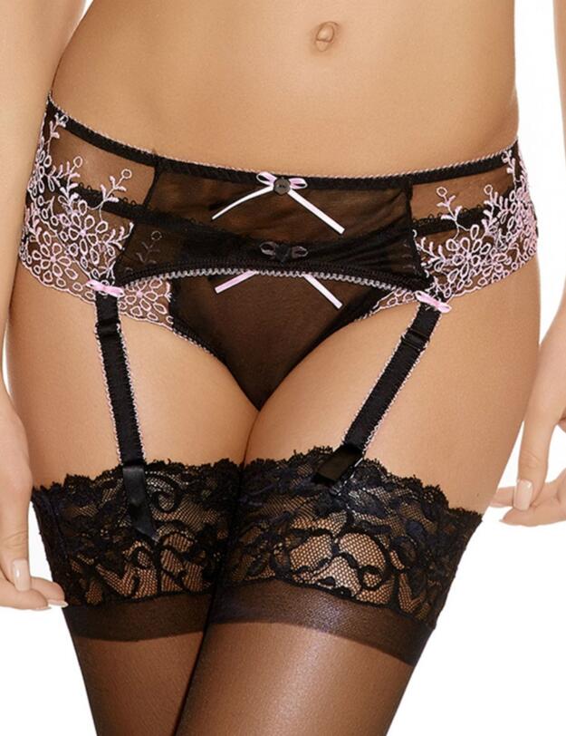 1039 Freya Siren Suspender Black - 1039 Black
